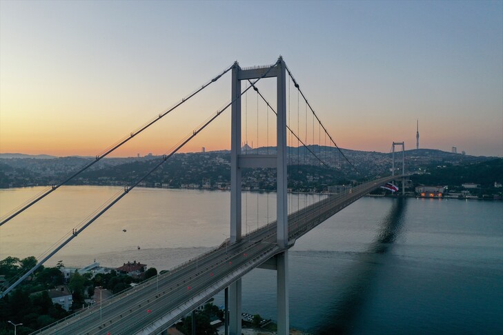 15 Temmuz Şehitler Köprüsü, dizi çekimi için 3 gün gece