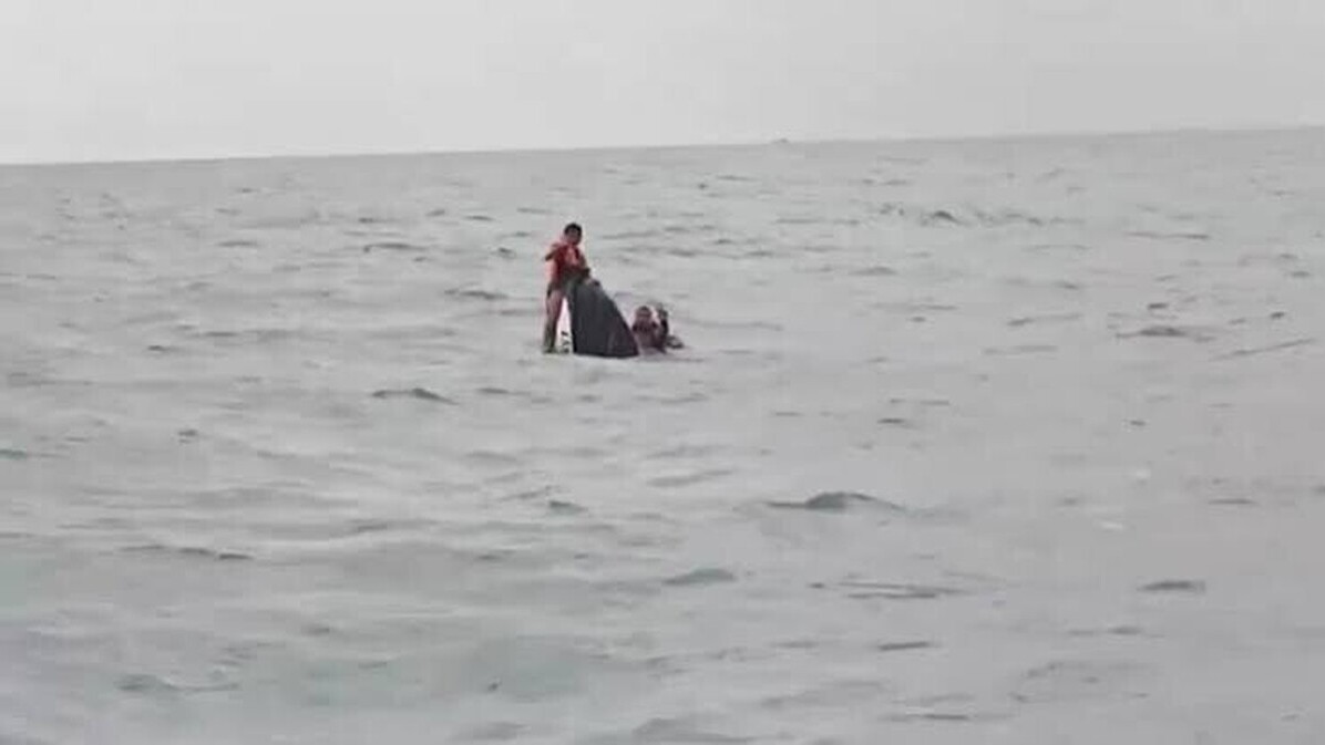 Tayland'ın turistik Koh Samui Adası açıklarında kiraladıkları jet ski devrilen
