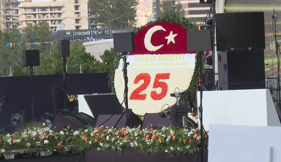 MHP lideri Devlet Bahçeli AK Parti'nin 25. Kuruluş Yıl Dönümü