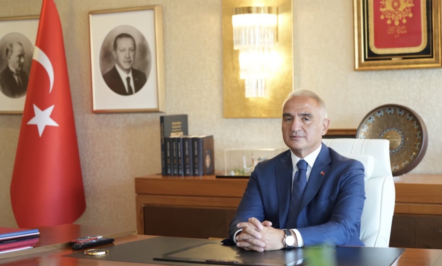 Kültür ve Turizm Bakanı Mehmet Nuri Ersoy, 30 Ağustos Zafer