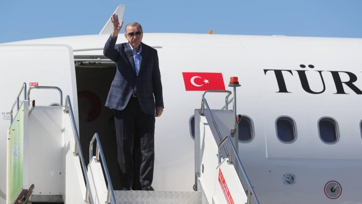 Cumhurbaşkanı Erdoğan'ın, Kırgız Cumhuriyeti Cumhurbaşkanı Sadır Caparov’un davetine icabetle, Şanghay