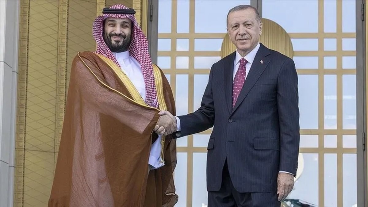 Cumhurbaşkanı Recep Tayyip Erdoğan, Suudi Arabistan Veliaht Prensi Muhammed Bin