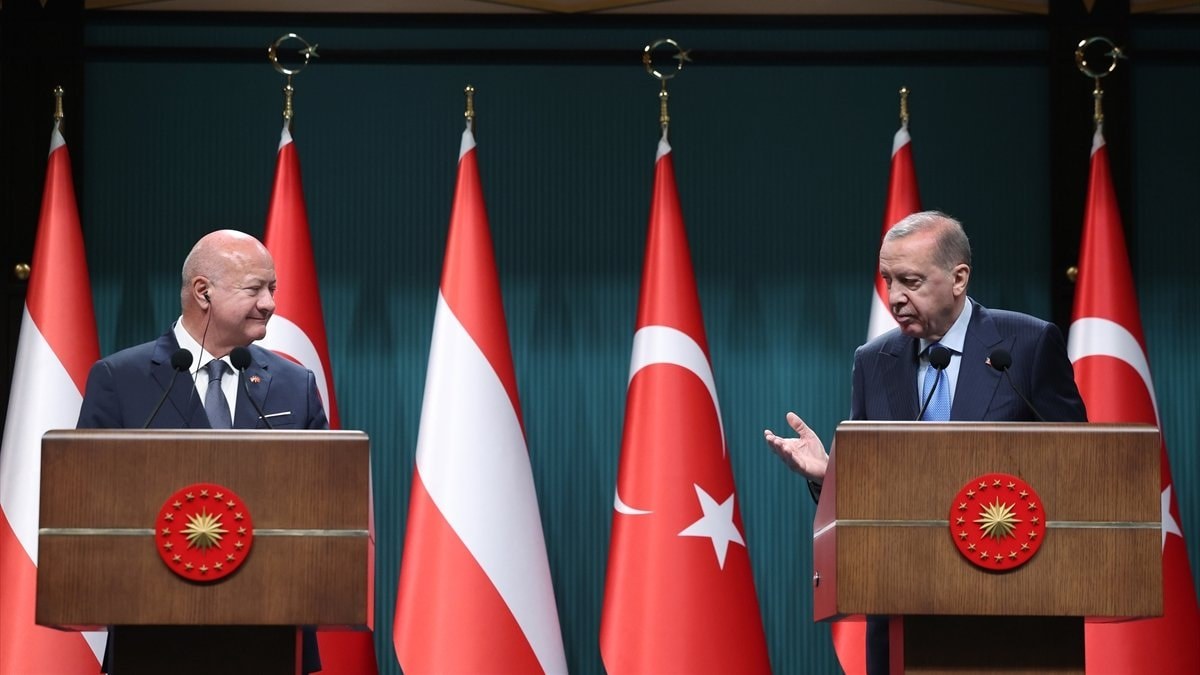 Avusturya Başbakanı Stocker ile açıklama yapan Cumhurbaşkanı Erdoğan, Gümrük Birliği'nin