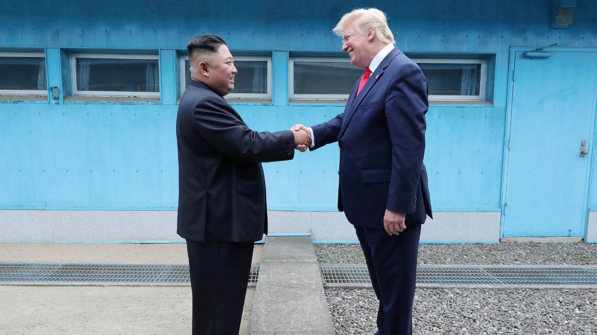 ABD Başkanı Donald Trump'ın, Kuzey Kore lideri Kim Jong Un