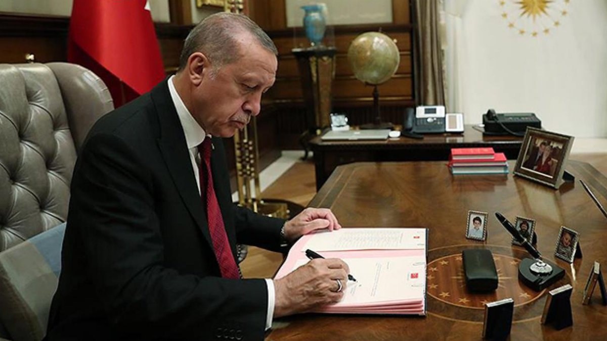 Cumhurbaşkanı Recep Tayyip Erdoğan’ın imzasıyla Resmi Gazete’de yayımlanan kararname kapsamında