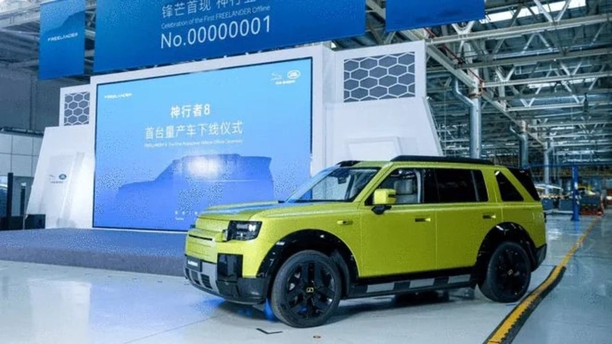 Chery Jaguar Land Rover'ın yeni elektrikli SUV modeli Freelander 8'in