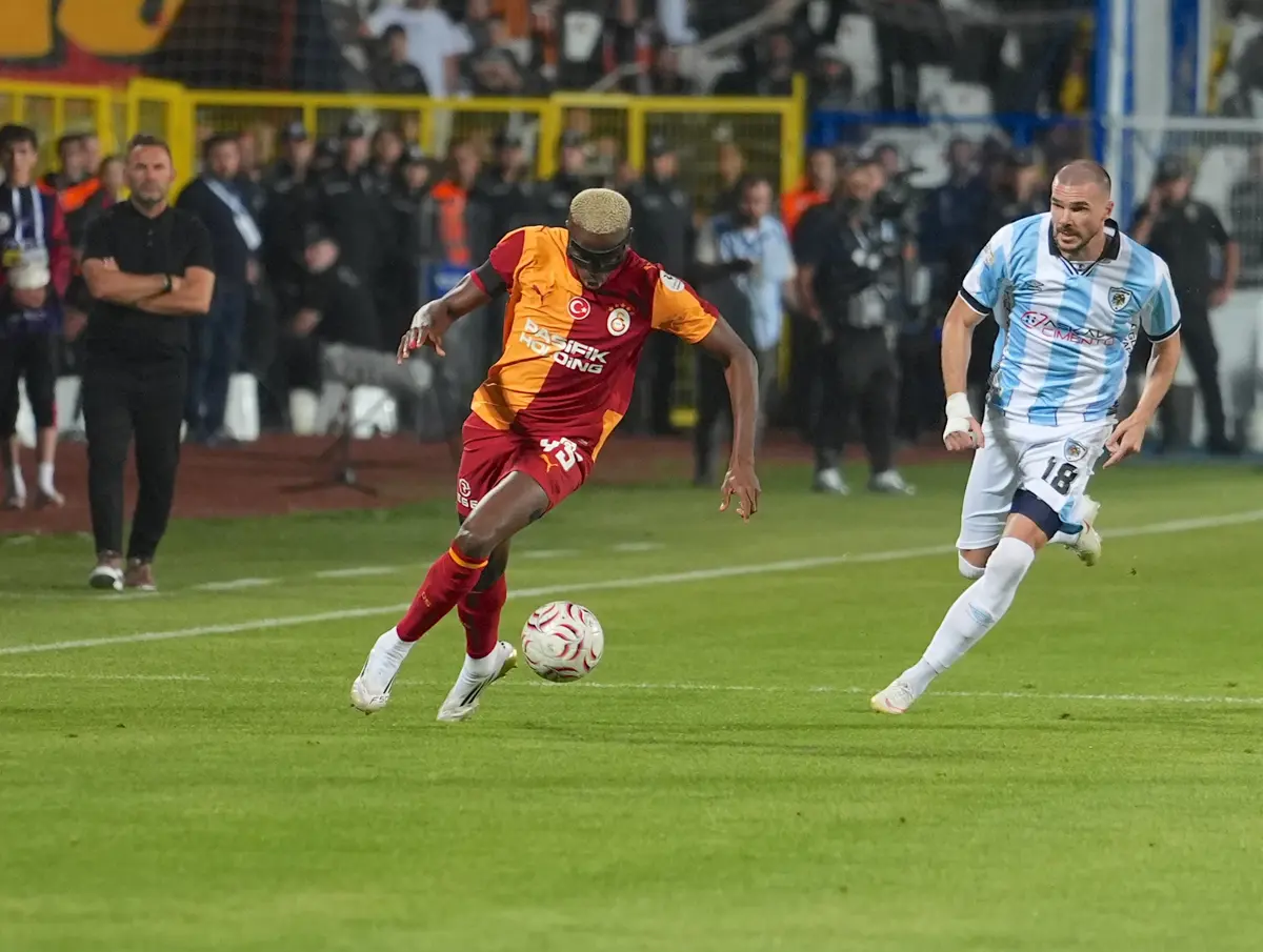 Galatasaray, Süper Lig'in 2. haftasında Erzurumspor deplasmanında 4-0 kazanarak 3