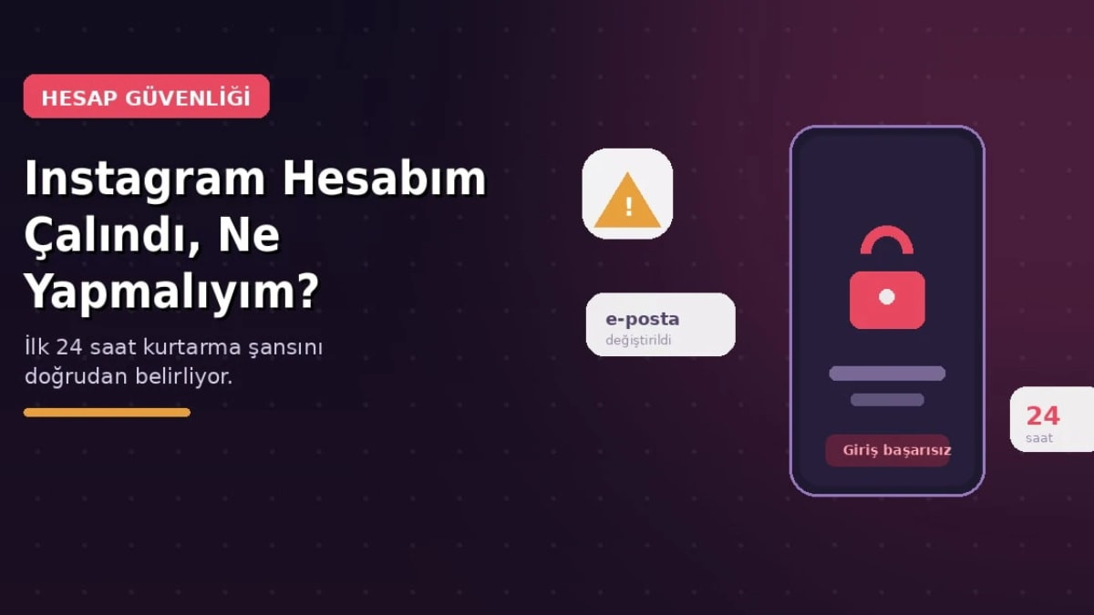 Instagram hesabı çalındığında yapılması gerekenler adım adım. E-posta değiştirilmişse kurtarma