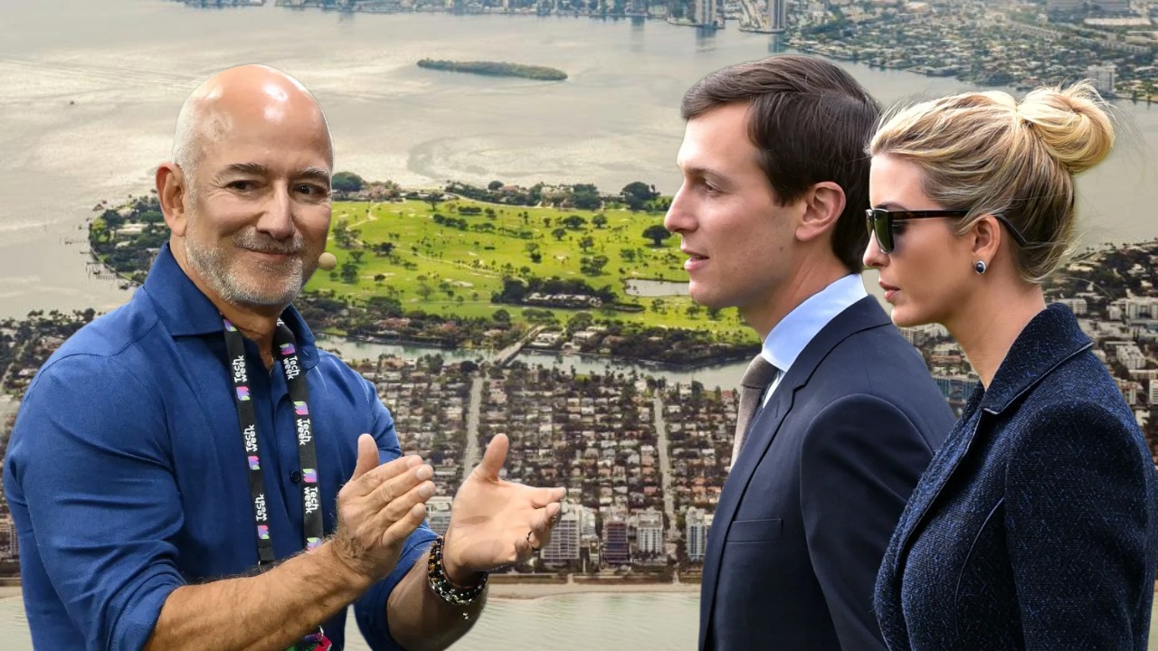 ABD'nin Miami kentindeki Indian Creek Adası'na yerleşen Jeff Bezos ile