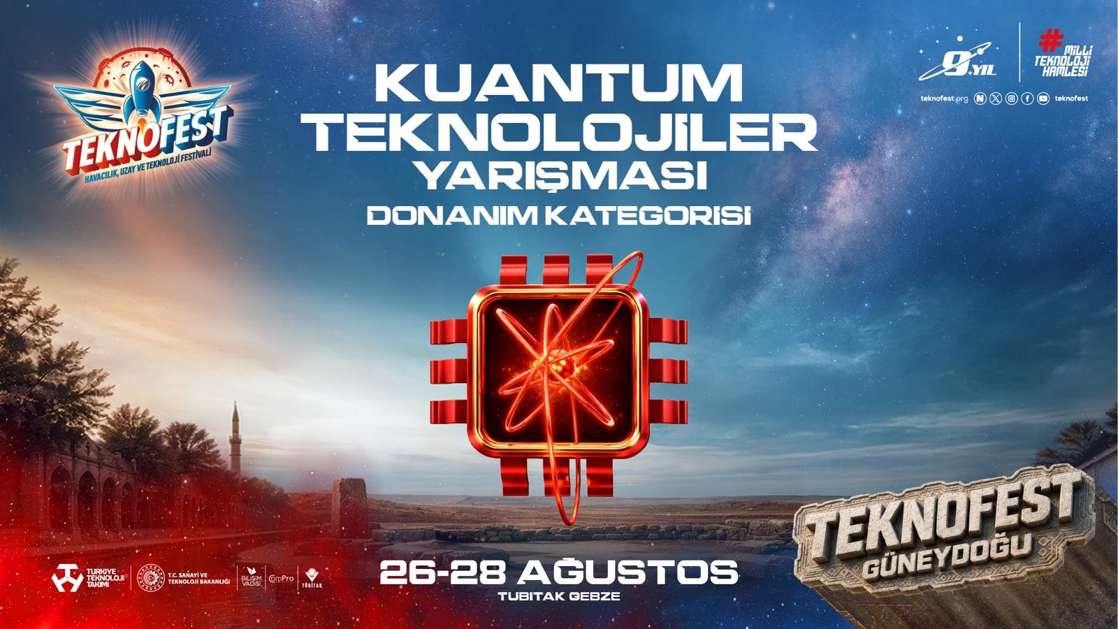 Kuantum Teknolojileri Yarışması'nda finale kalan 18 takım, yazılım ve donanım