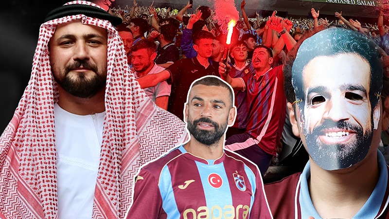 Trabzonspor, yeni transferi Mohamed Salah için imza töreni düzenledi.