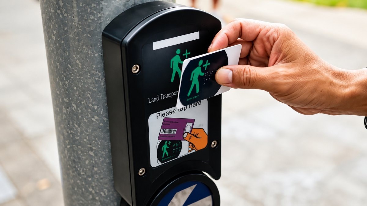 Singapur'da yaşlılar ve engelliler için uygulanan "Green Man Plus" sistemi,