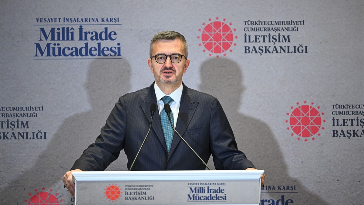 Cumhurbaşkanlığı İletişim Başkanı Burhanettin Duran, Cumhurbaşkanı Recep Tayyip Erdoğan'ın Birleşmiş