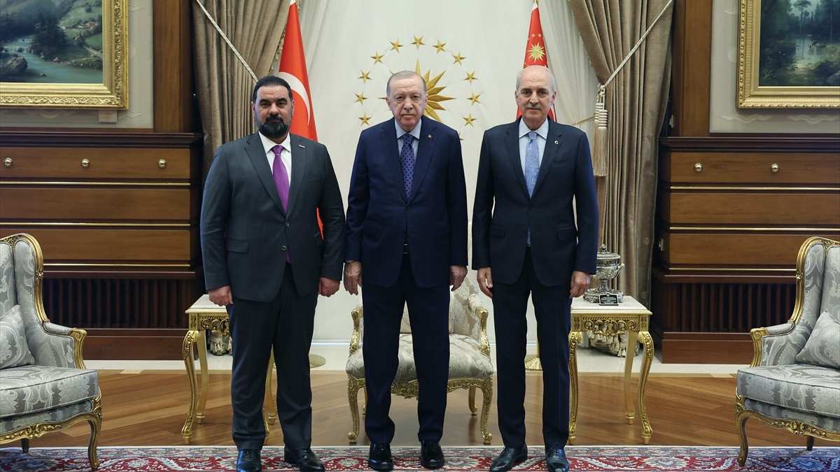 Cumhurbaşkanı Recep Tayyip Erdoğan, Irak Temsilciler Meclisi Başkanı Heybet Halbusi'yi