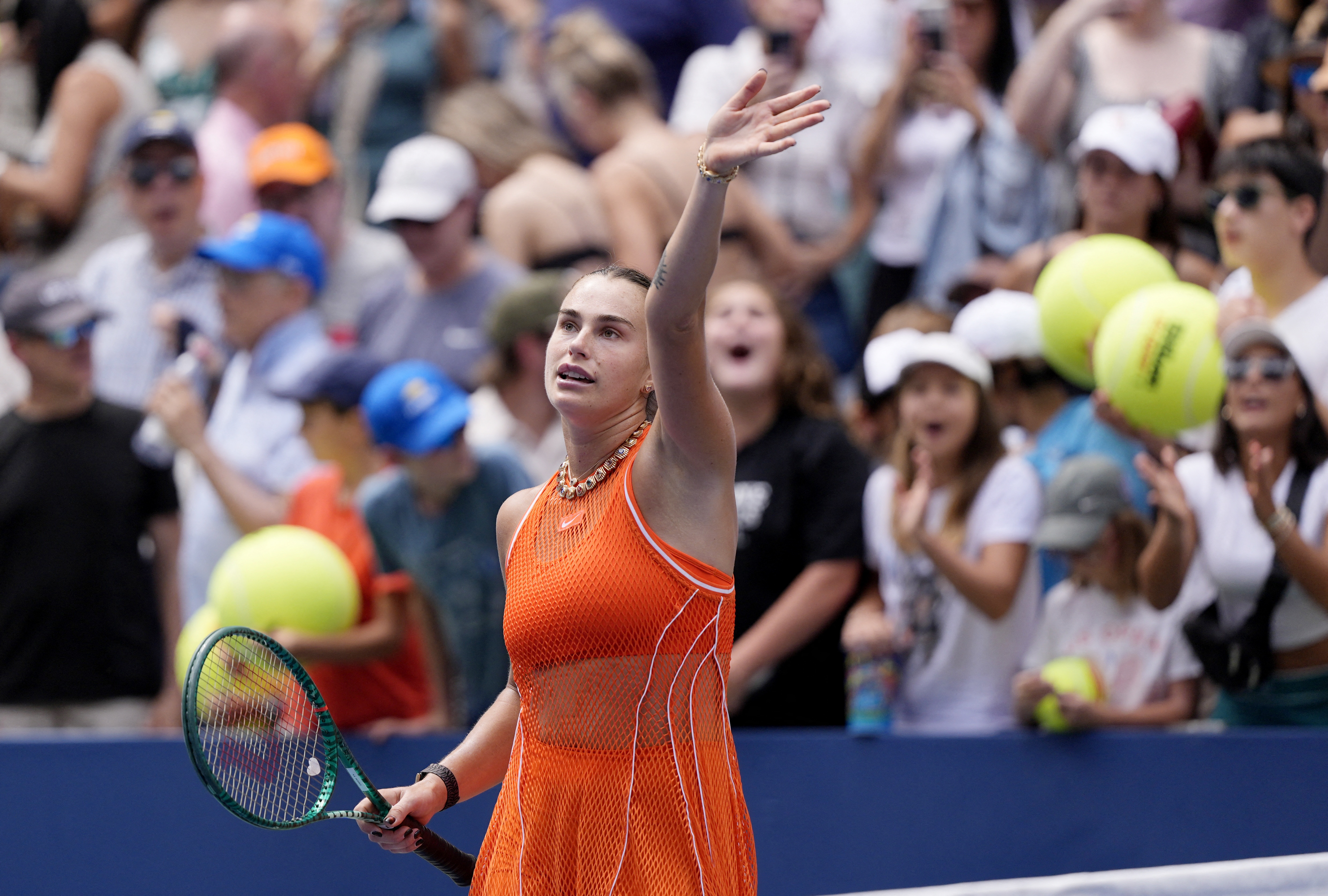 Teniste dünya 1 numarası Aryna Sabalenka, ABD Açık üçüncü tur