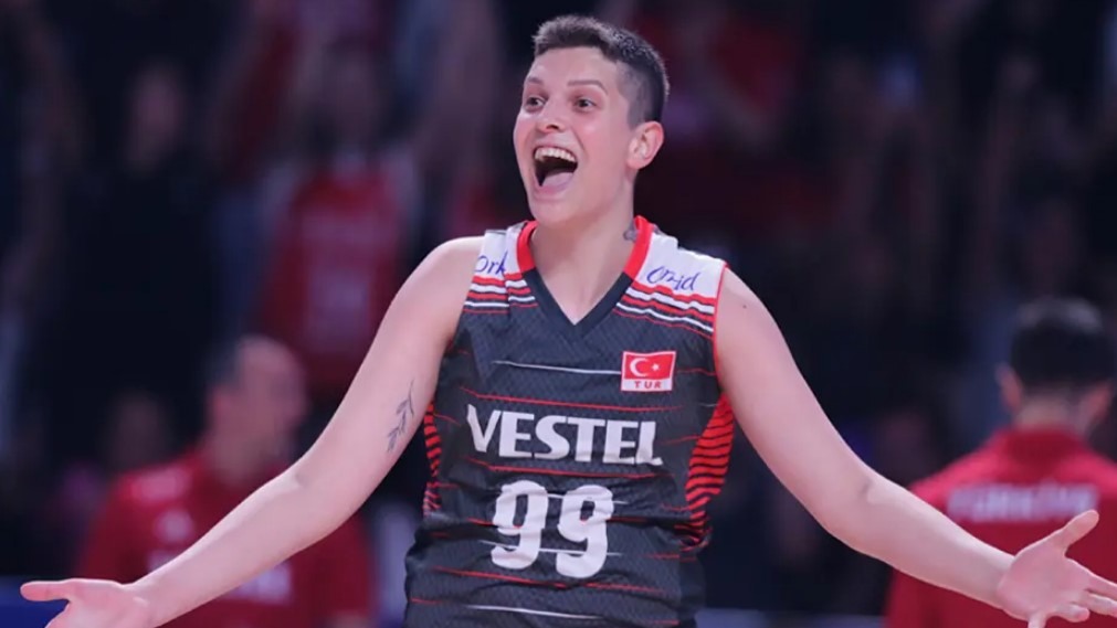 A Milli Kadın Voleybol Takımı'nın Almanya ile karşılaştığı çeyrek final