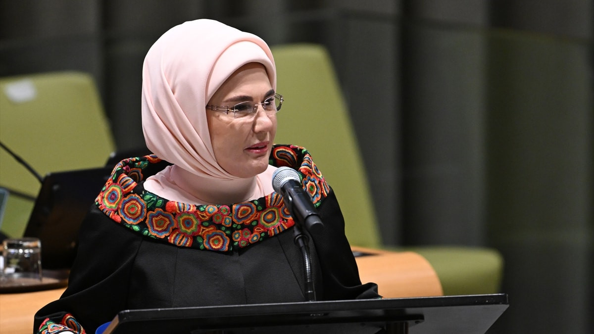 "Sürdürülebilir Kalkınma Etki Toplantıları"nın açılışına mesaj gönderen Emine Erdoğan, sıfır