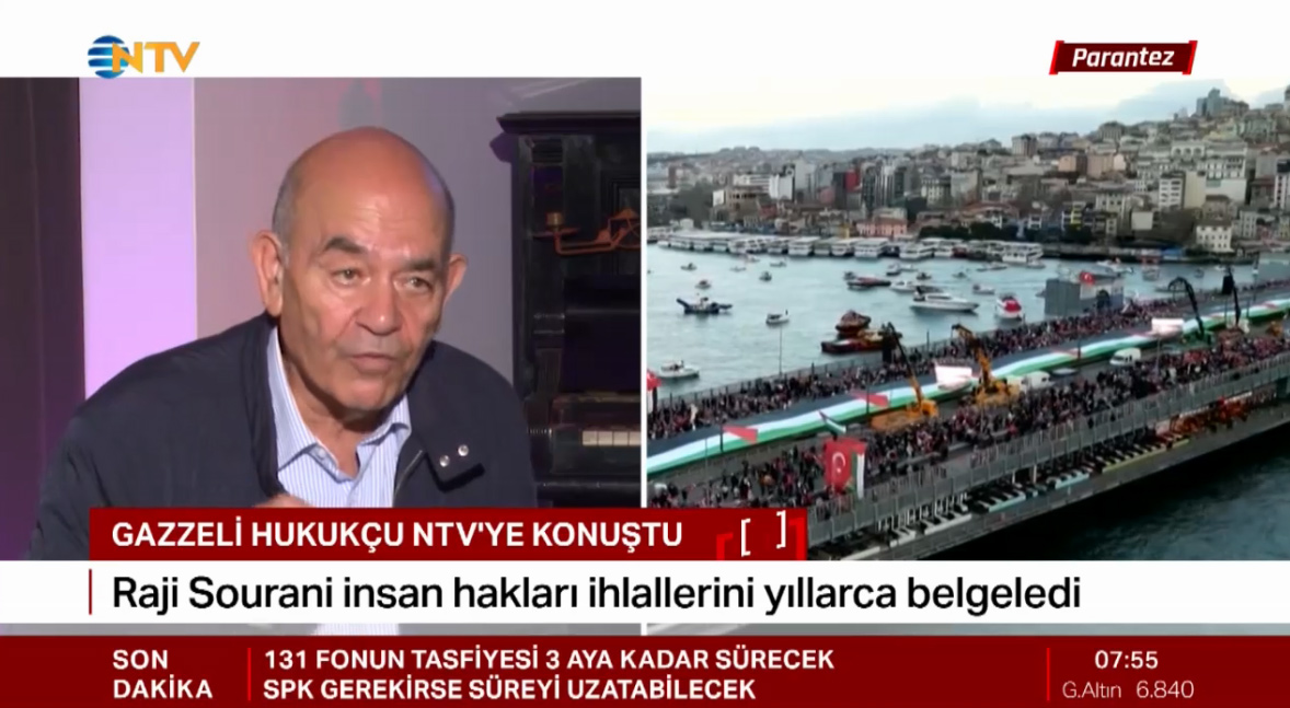 18. Hrant Dink Ödülü'nün sahiplerinden Raji Sourani, NTV'den Derya Acemoğlu'nun