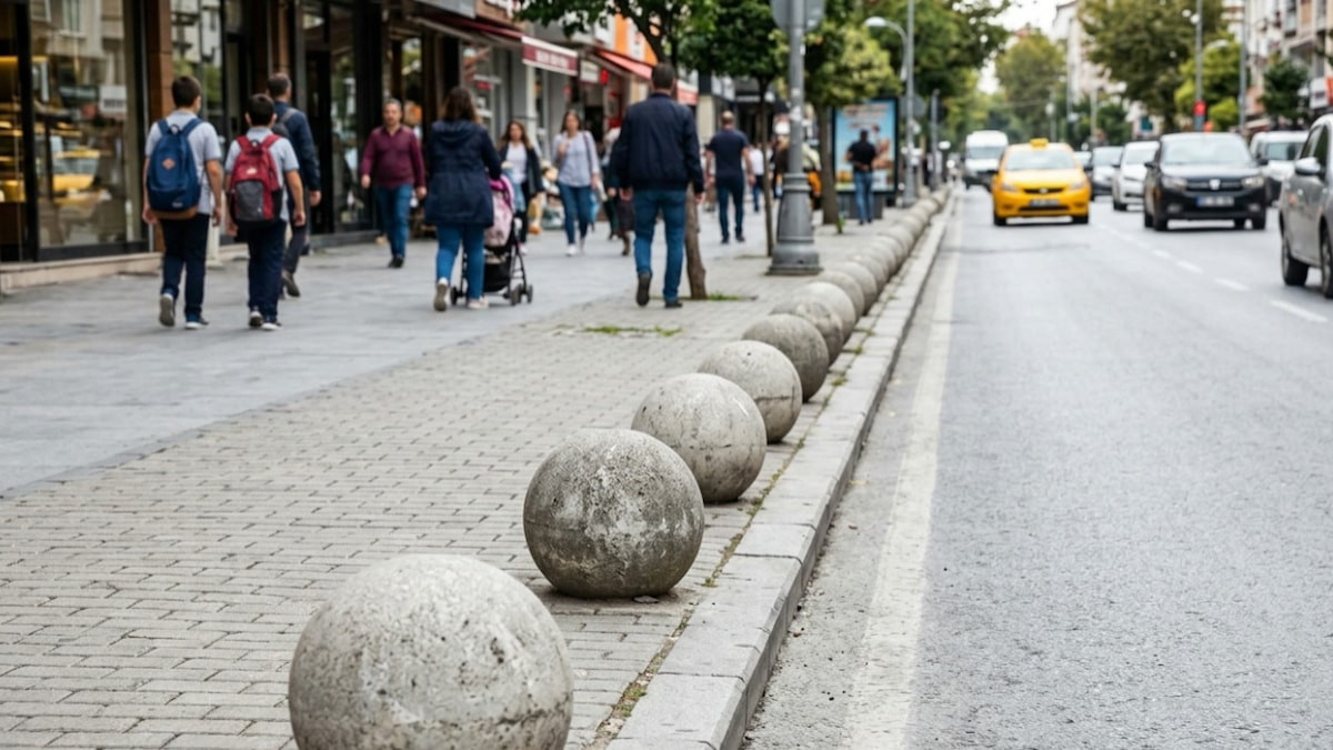 Sokaklarda, mağaza önlerinde ya da meydanlarda sıkça karşılaştığımız ağır beton