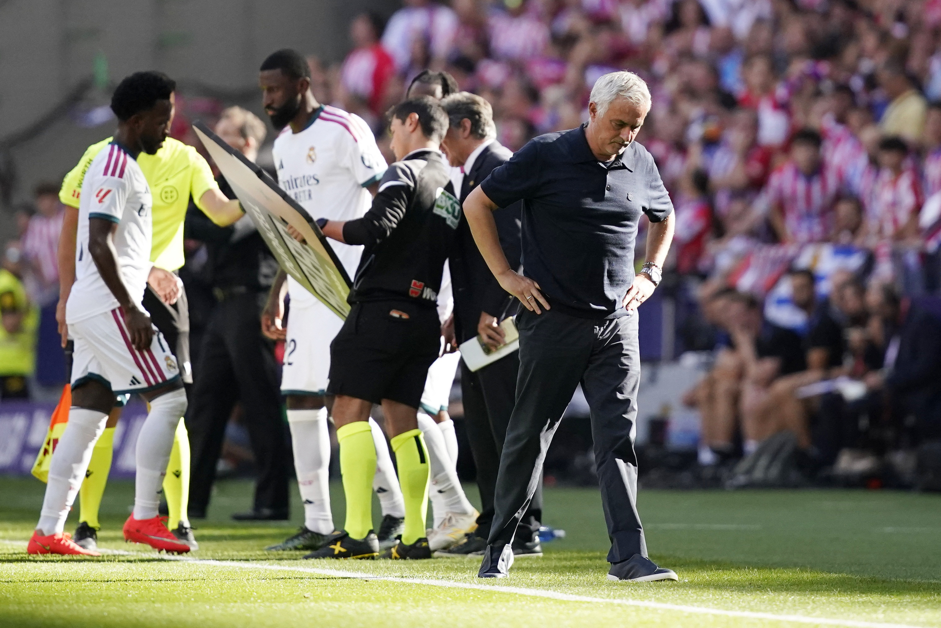 Real Madrid Teknik Direktörü Jose Mourinho, Atletico Madrid maçı sonrası