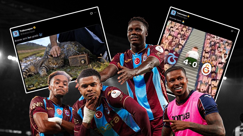 Trabzonspor'un Galatasaray'ı farklı mağlup ettiği maçın ardından bordo-mavililerden dikkat çeken