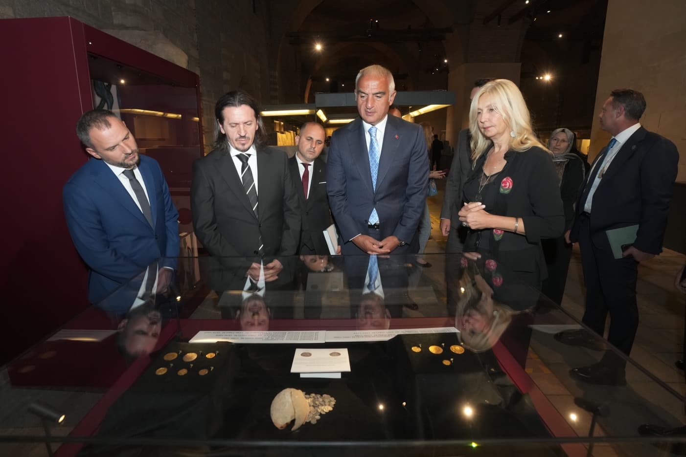 Türkiye ve Kuzey Makedonya’nın kültür ve turizm bakanları Ankara’da bir