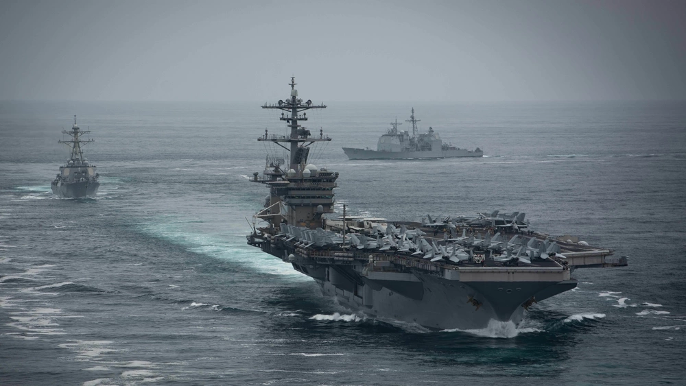 ABD, Ortadoğu'ya USS Theodore Roosevelt uçak gemisi ile 10 bin
