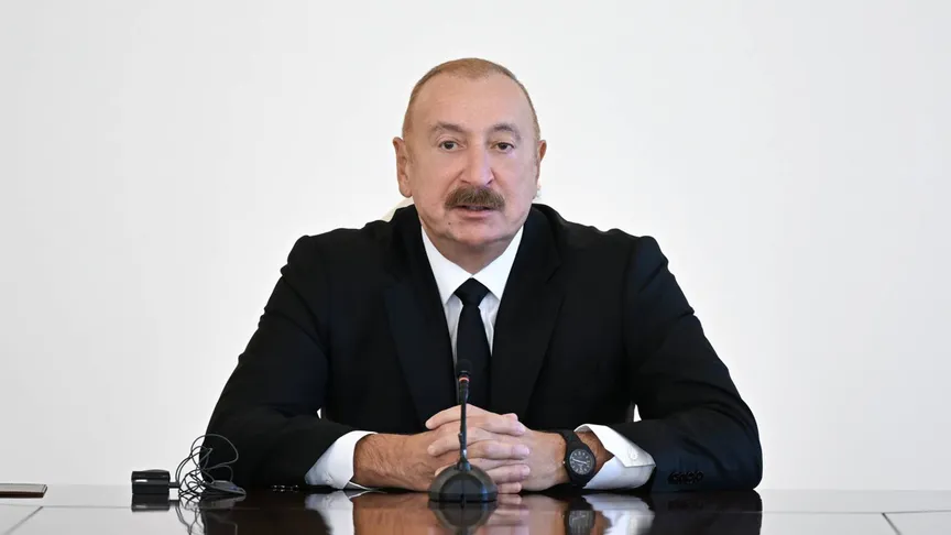 Azerbaycan Cumhurbaşkanı İlham Aliyev, 29 Ekim Cumhuriyet Bayramı dolayısıyla Cumhurbaşkanı