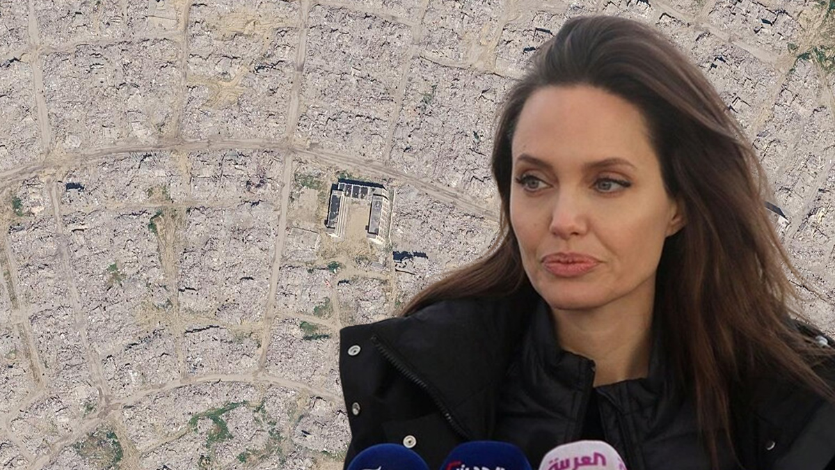ABD'li oyuncu Angelina Jolie sosyal medya hesabından yaptığı paylaşımla Gazze'deki