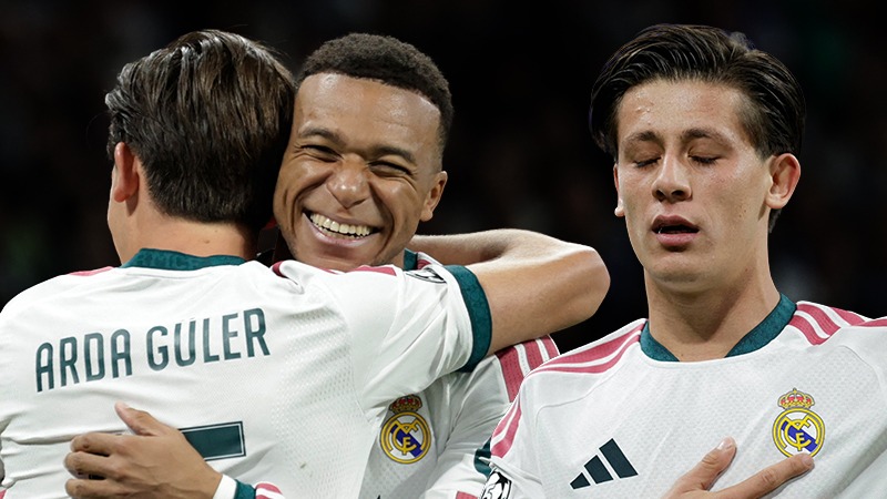 Şampiyonlar Ligi'nde Leipzig'i 4-1 mağlup eden Real Madrid'de Arda Güler