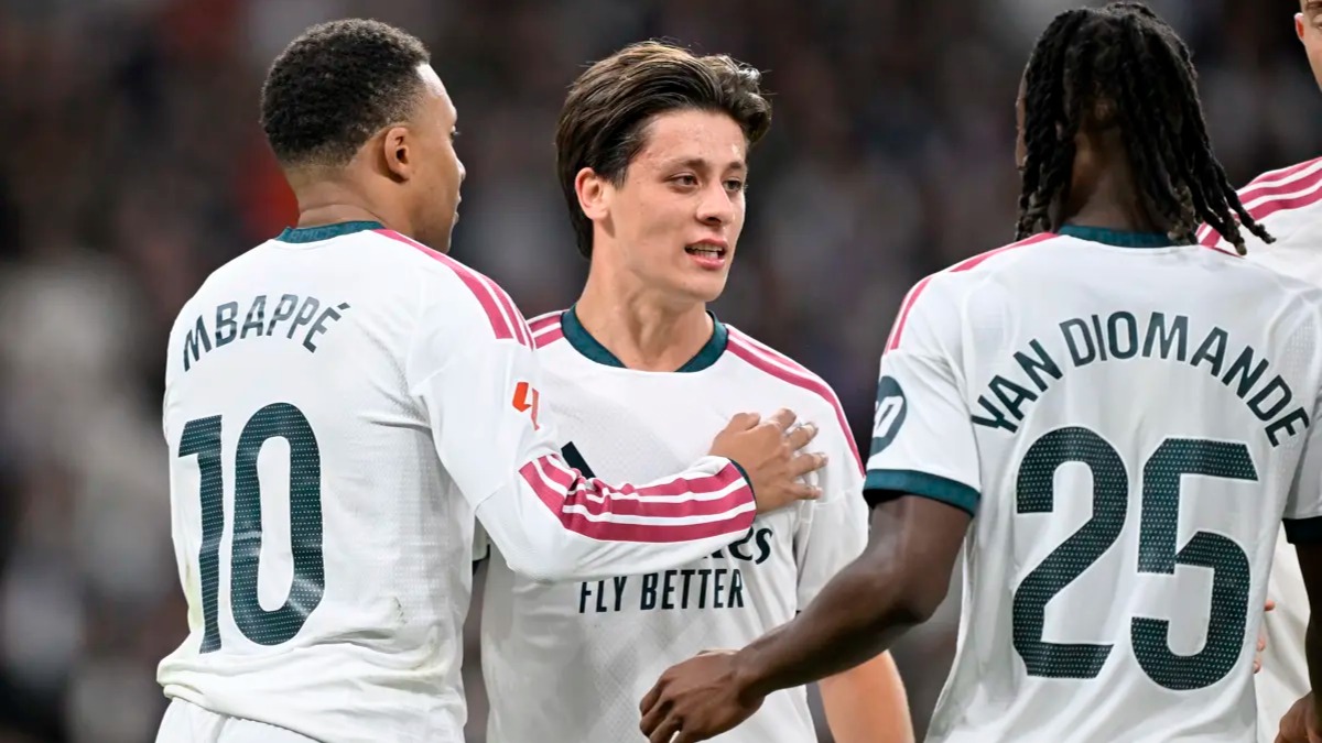 İlk 11'de başladığı mücadelede Real Madrid adına maçın ilk golünü