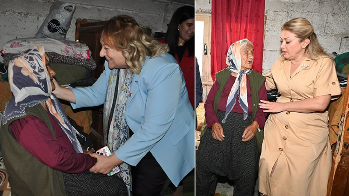 Osmaniye’de 87 yaşındaki Hürü Tilki’ye Kılıçdaroğlu’nun talimatıyla yardım eli uzatılmasının