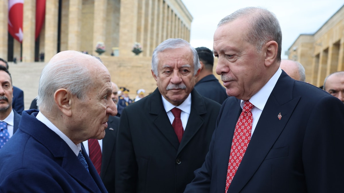 Cumhurbaşkanı Recep Tayyip Erdoğan'ın 29 Ekim Cumhuriyet Bayramı için Anıtkabir'deki