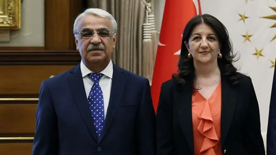 DEM Parti İmralı heyeti, Cumhurbaşkanı Yardımcısı Cevdet Yılmaz'la görüştü.