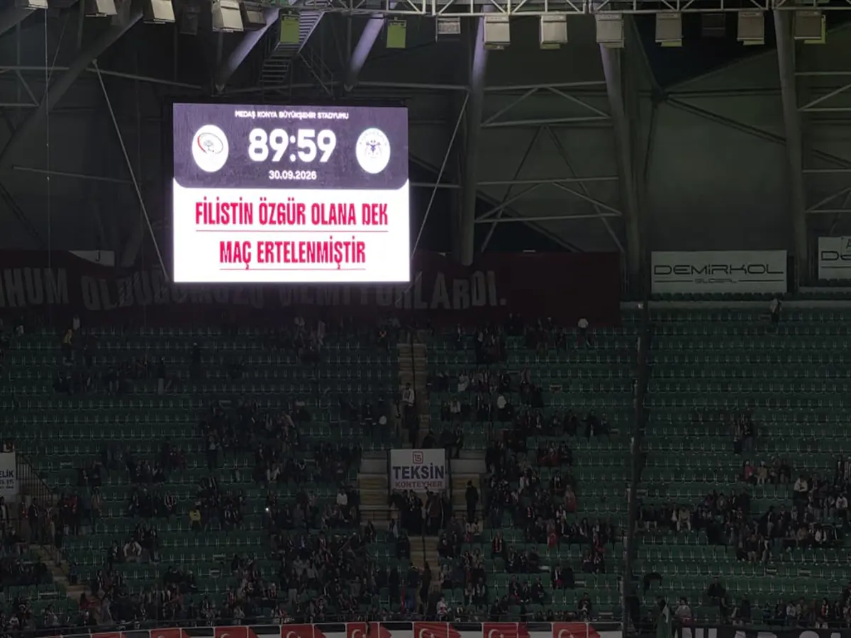 Karşılaşma hayatları yarım kalan yüzbinlerce Filistinli için 89.59'da bitirildi. Konyalılar