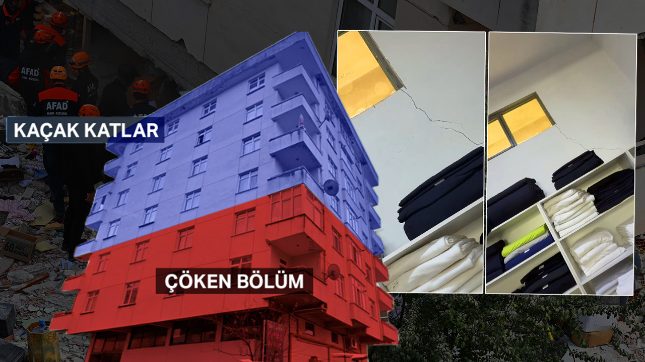 Maltepe'de çöken binaya ilişkin hazırlanan bilirkişi ön raporunda kaçak katlar