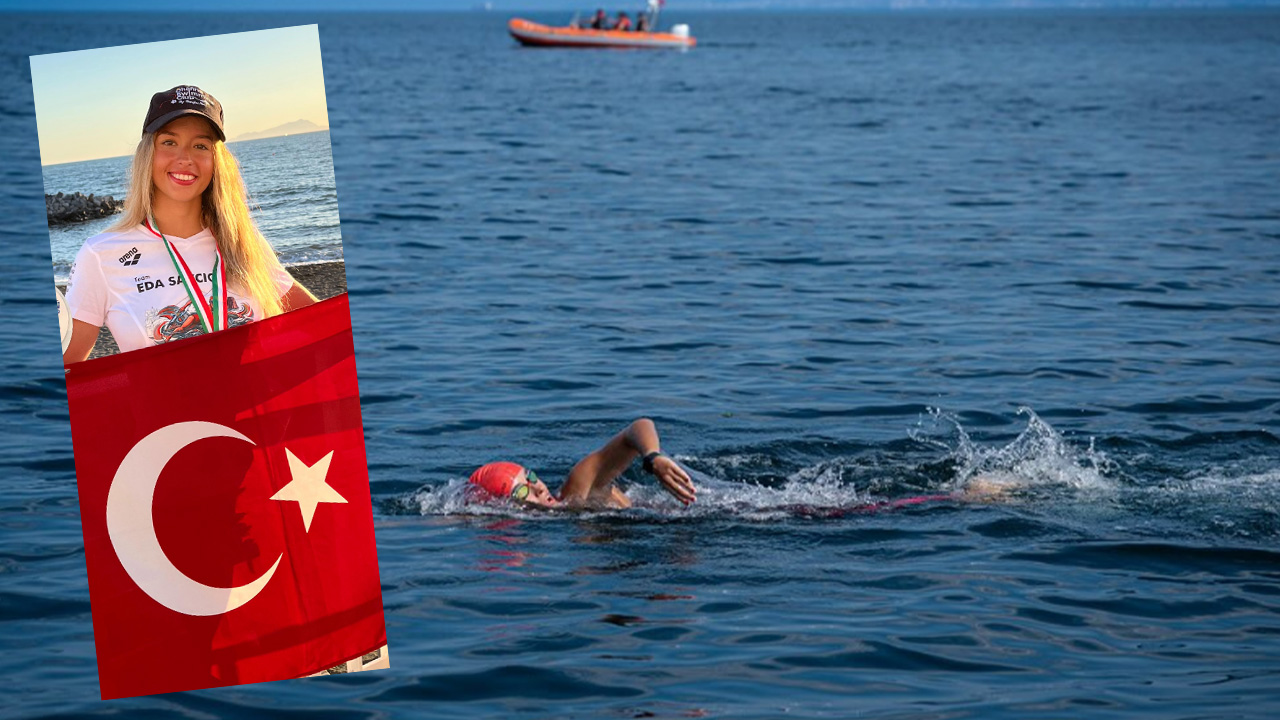 Türk ultra maraton yüzücüsü Eda Savcıgil, dünyanın en zorlu açık