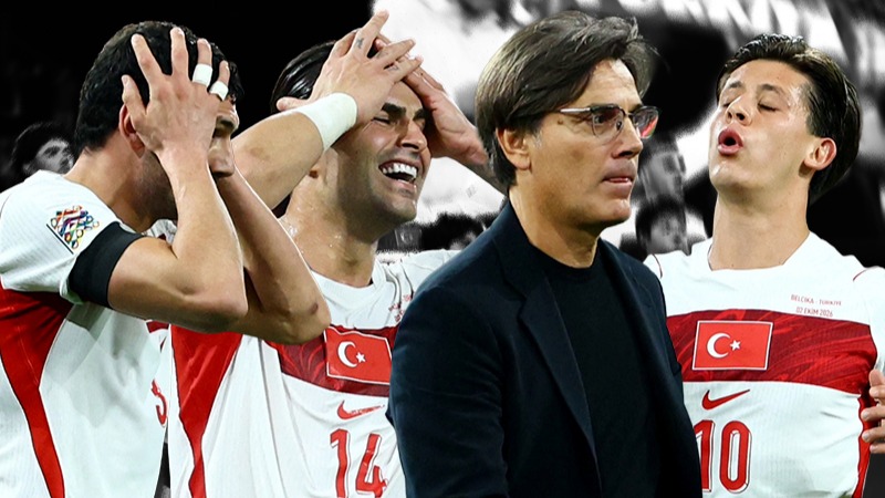 A Milli Takım'ın UEFA Uluslar Ligi'nde Belçika'ya mağlup olduğu maçın