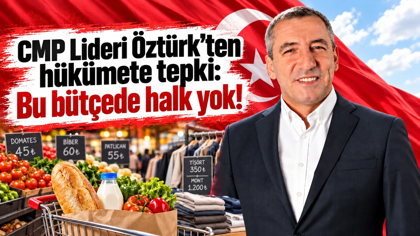 Cumhuriyetçi Milletin Partisi (CMP) Genel Başkanı Reşat Şahin Öztürk, 2027