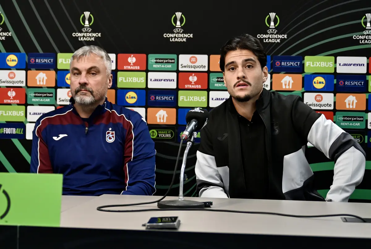 Trabzonspor Teknik Direktörü Thomas Reis, KuPS Kuopio maçını kazanarak Konferans