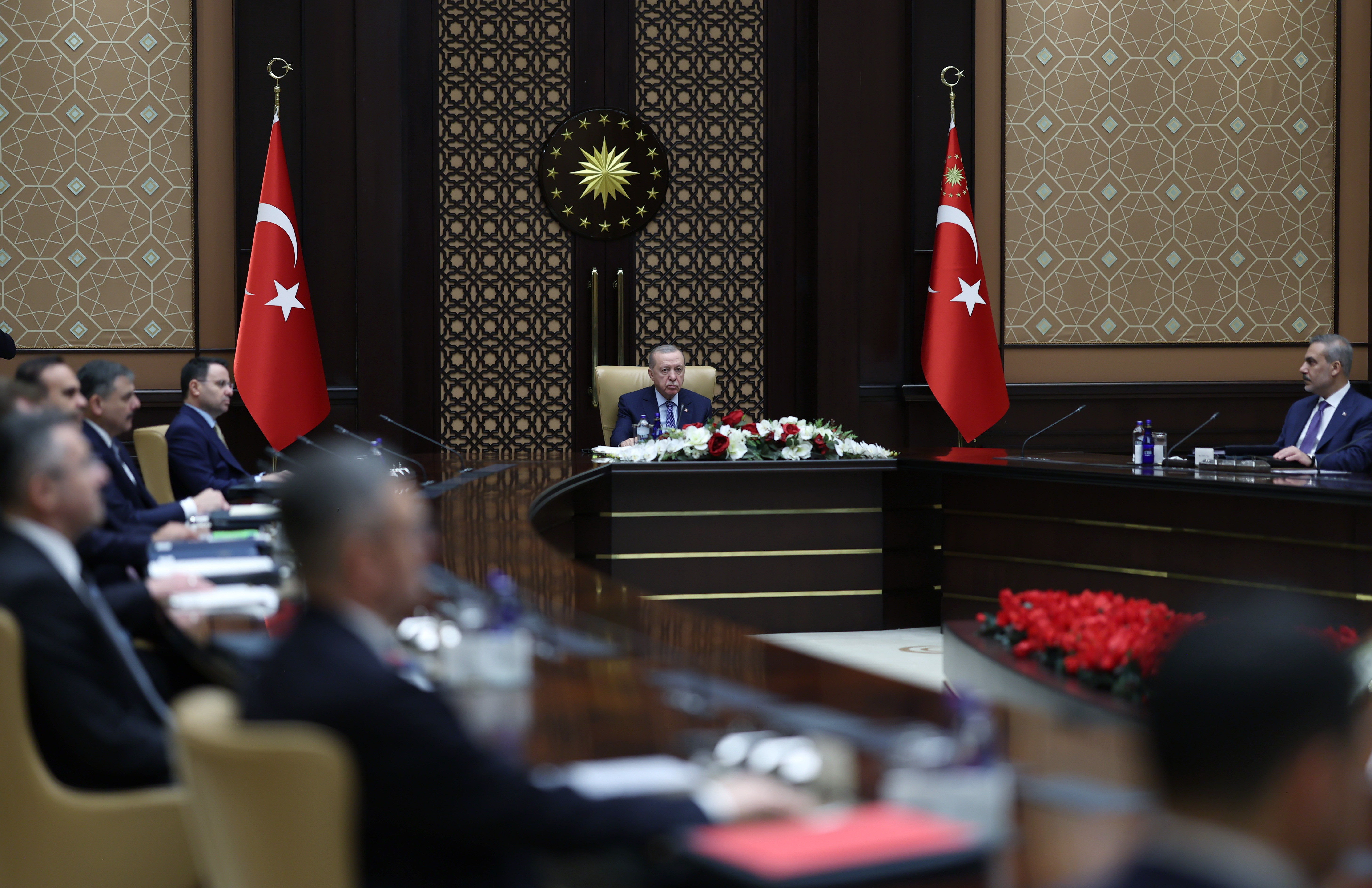 Cumhurbaşkanı Recep Tayyip Erdoğan başkanlığında Siber Güvenlik Kurulu, Beştepe'de toplandı.