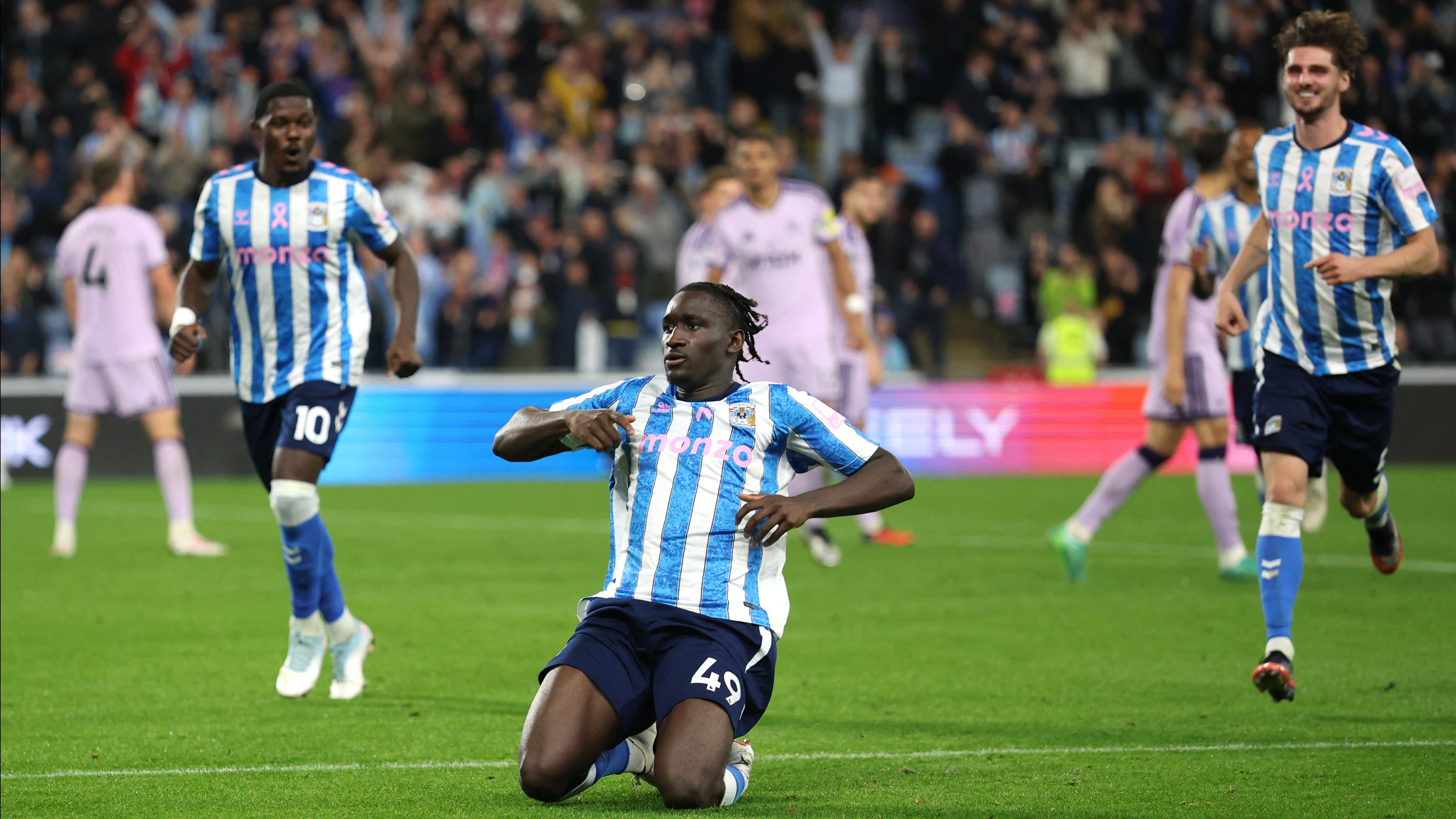 Fenerbahçe'nin sezon başında Coventry City'ye sattığı Sıdıki Cherif de 4-1'lik